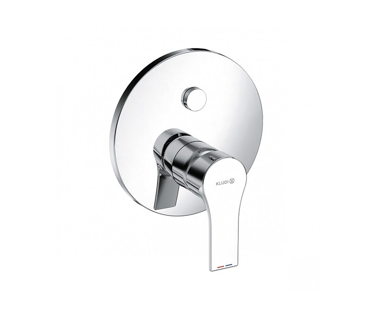 KLUDI ZENTA SL | concealed single lever bath and shower mixer Push