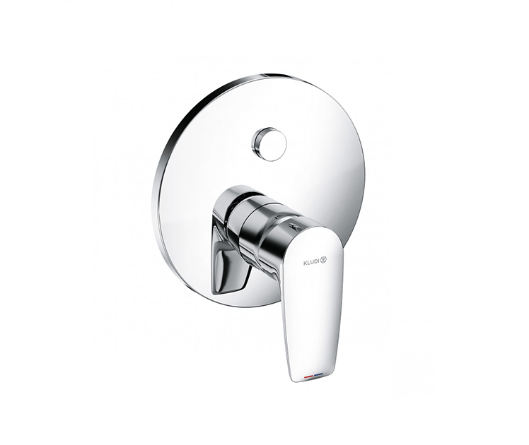 KLUDI PURE&SOLID | concealed single lever bath and shower mixer Push