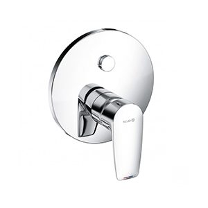 KLUDI PURE&SOLID | concealed single lever bath and shower mixer Push