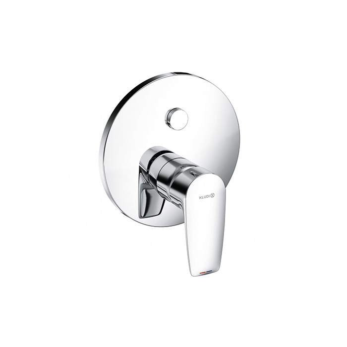 KLUDI PURE&SOLID | concealed single lever bath and shower mixer Push