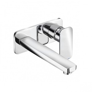KLUDI E2 | concealed two hole wall mounted basin mixer