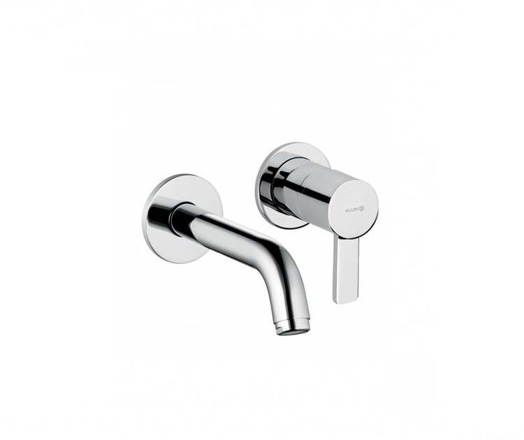 KLUDI ZENTA | concealed two hole wall mounted basin mixer