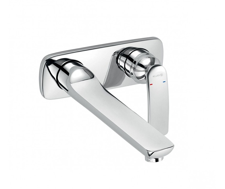 KLUDI BALANCE | concealed two hole wall mounted basin mixer