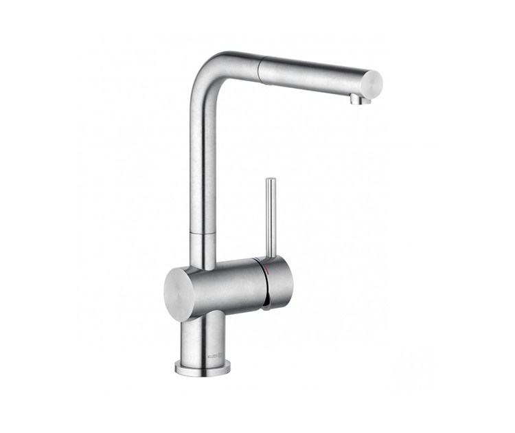 KLUDI L STEEL | single lever sink mixer DN 15